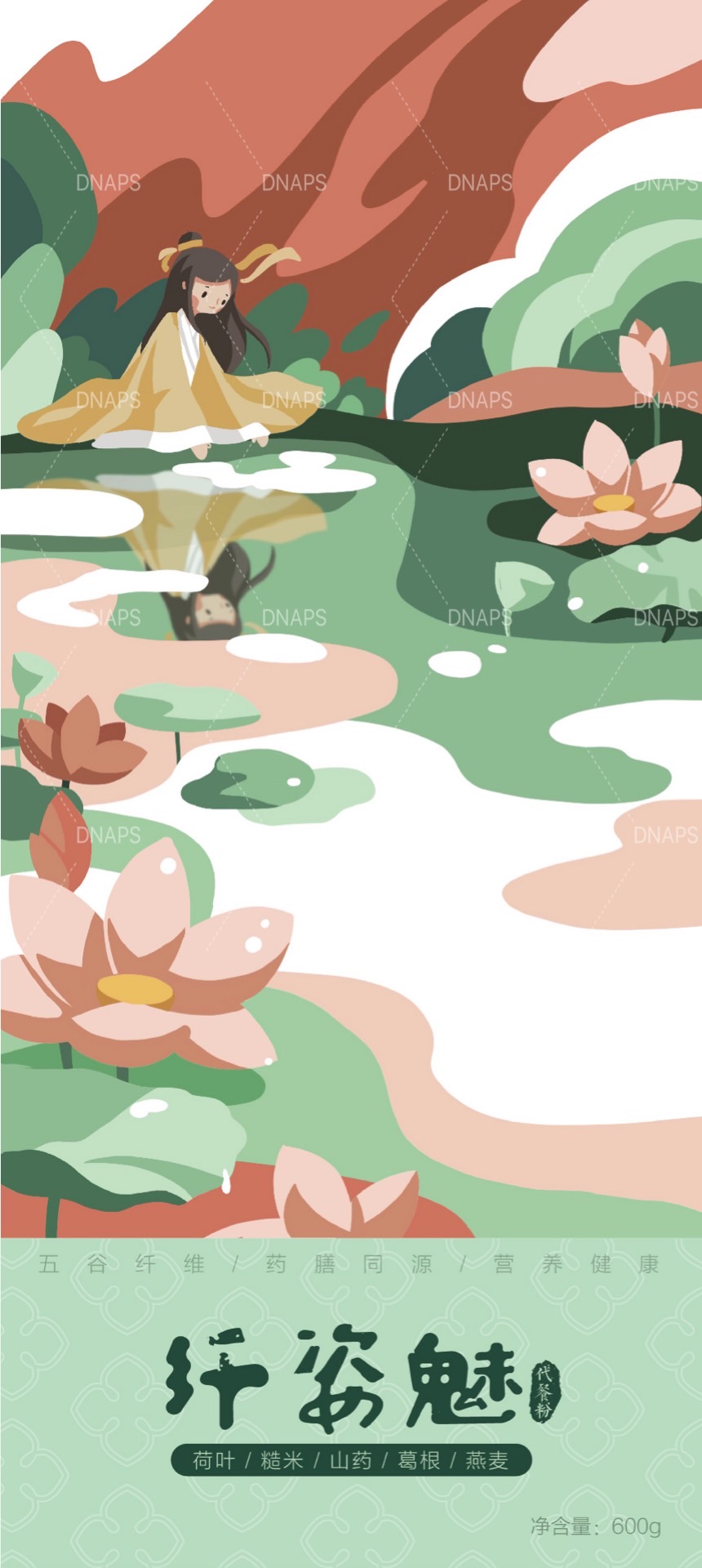 五谷佳韻代餐粉包裝